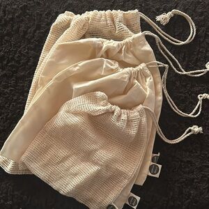 Artisan Direct Reusable, Sustainable Produce/Grocery Bags (Set of 4)